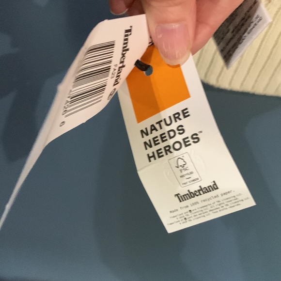 Timberland cream and gold scarf - Picture 6 of 7